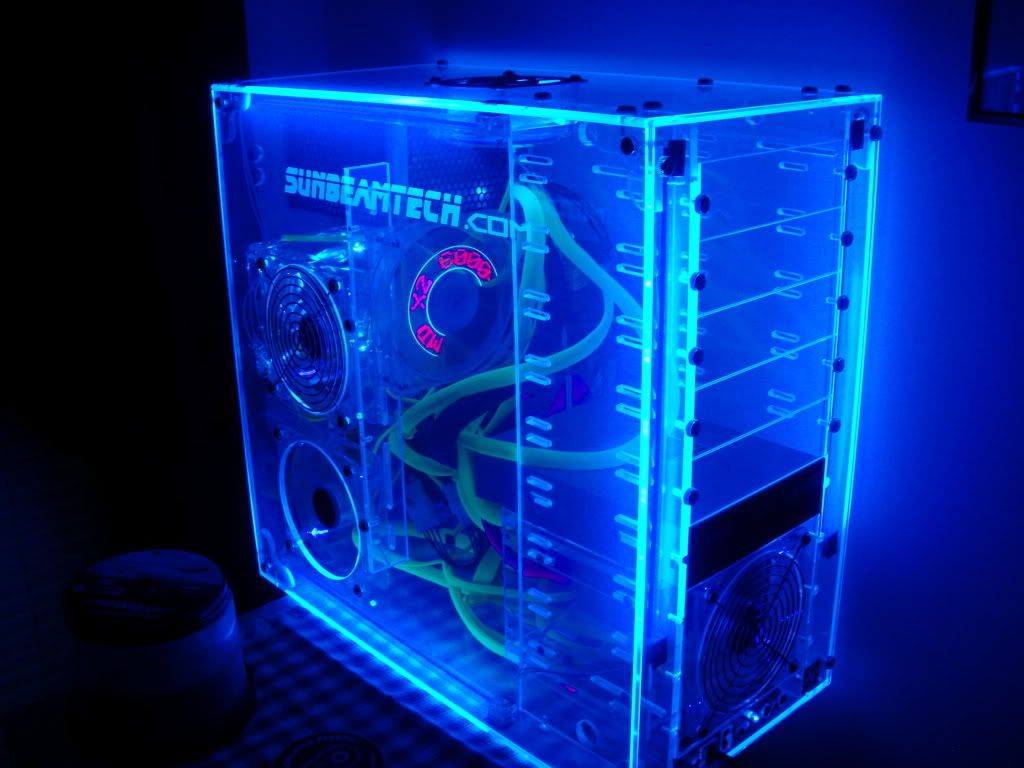 Acrylic PC case Cobalt SS Network