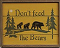 do not feed bears