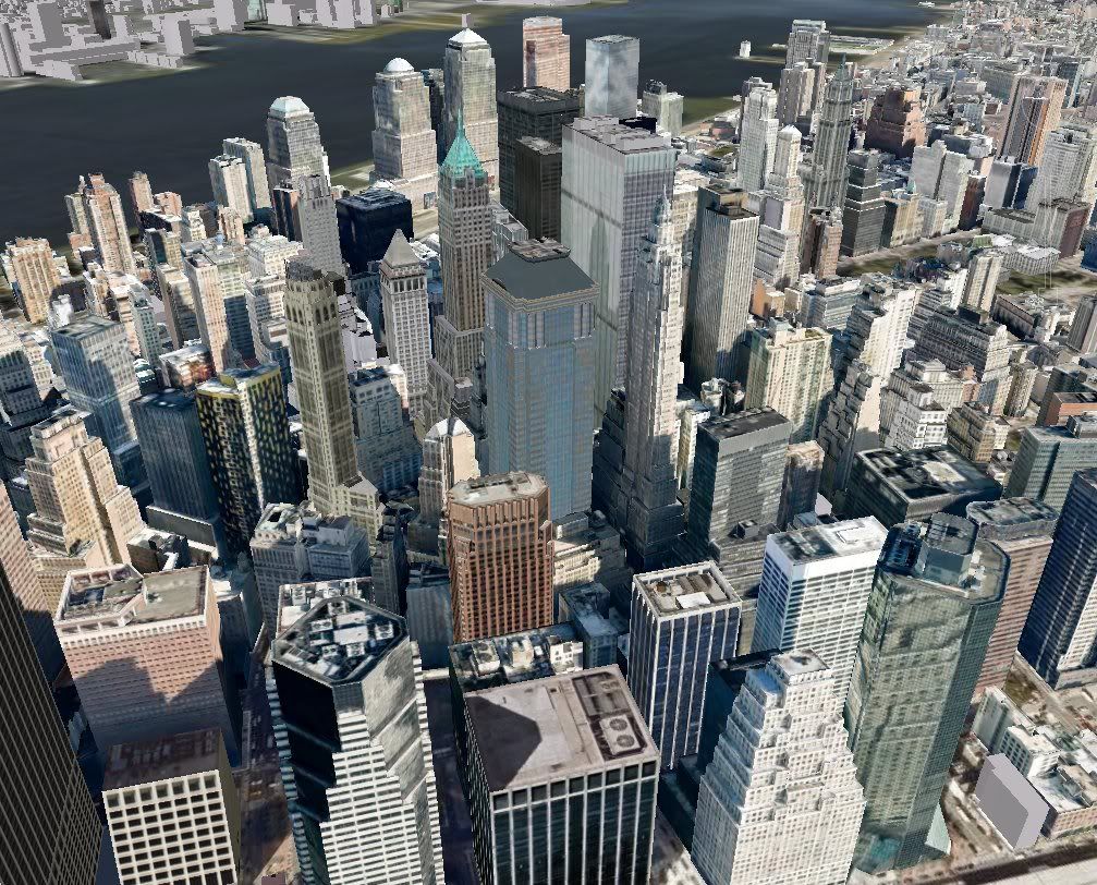 Google Earth Manhattan