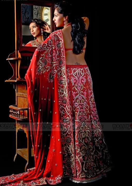Hot Photos of Shweta Salve & Hrishitha in Nisha Merchant Bridal Shoot