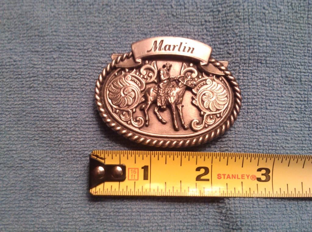 Well I finally found a Marlin Belt Buckle and....