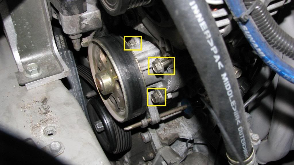 2002 Nissan maxima water pump replacement #6