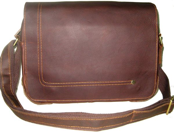 Handmade Men's Bull Leather Messenger Shoulder Bag Sling Bags Satchel ...