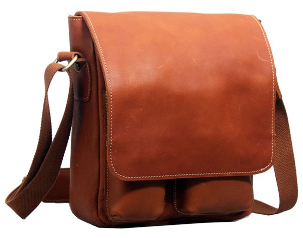 Handmade Men's Bull Leather Messenger Shoulder Bag Sling Bags Satchel ...