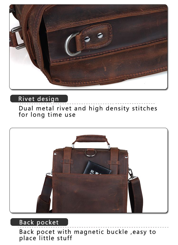 Large Leather Backpack 16