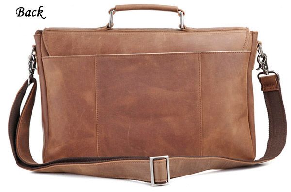 Men Genuine Leather 13 3" Laptop Business Cases Briefcases Messenger Bags Tote